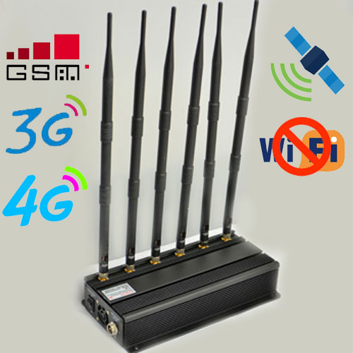 6 Antennen GPS WiFi UHF VHF Blocker