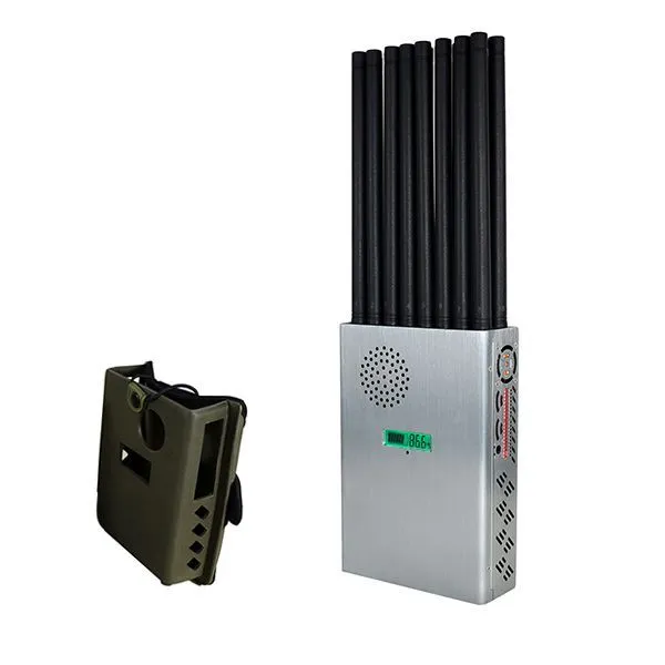 16-Band Handheld 5G Jammer GPS WIFI Handys UHF VHF Signalblocker