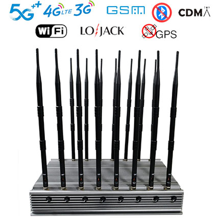 16 Antennen Desktop 5G Störsender